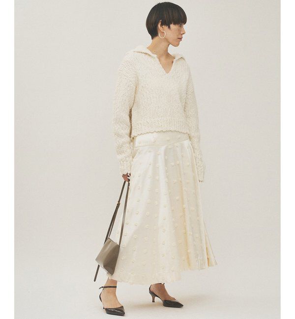  「ボンボンジャガードスカート」|スカート|