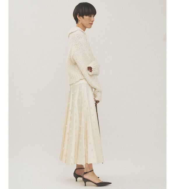  「ボンボンジャガードスカート」|スカート|