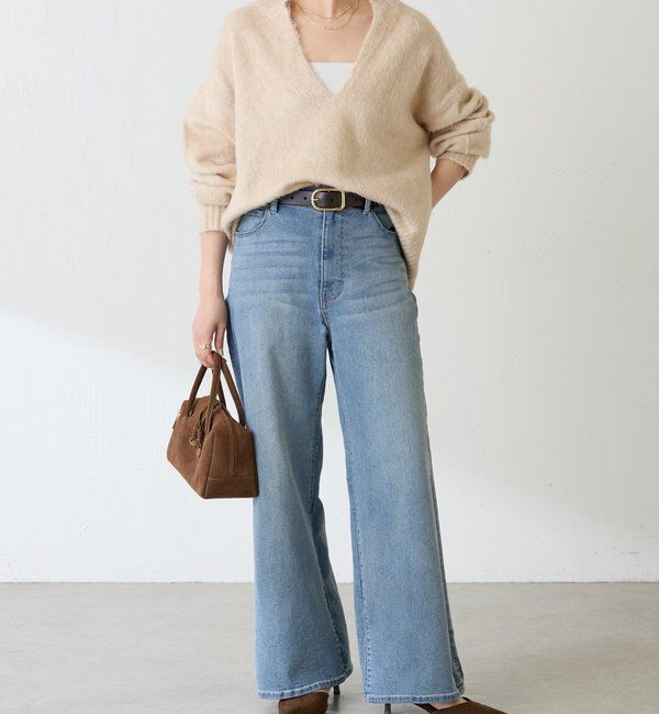  「【4色5サイズ展開/累計販売1.3万超】リラックススーパーワイドデニム」|デニム|