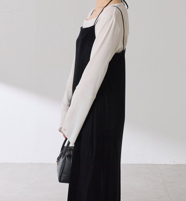  「シアーラメリブスクエアカットソー」|Tシャツ・カットソー|