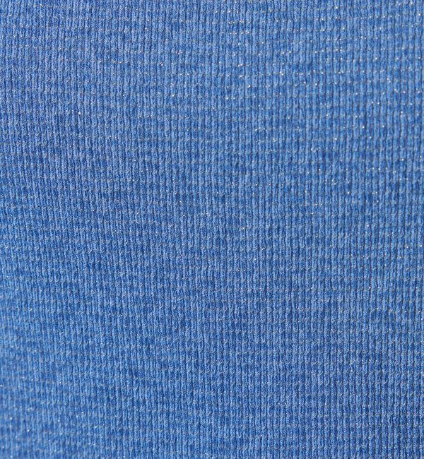  「シアーラメリブスクエアカットソー」|Tシャツ・カットソー|