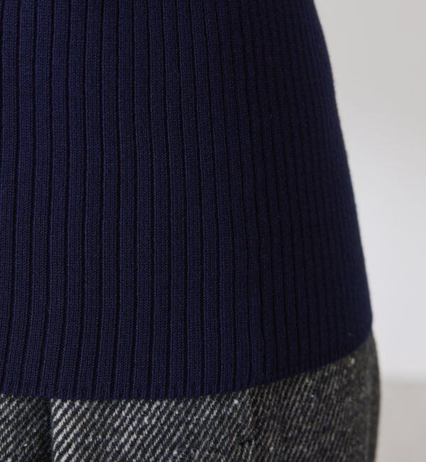  「深スクエアリブニット」|ニット・セーター|