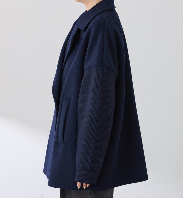  「ニットスリーブダブルコート」|その他|