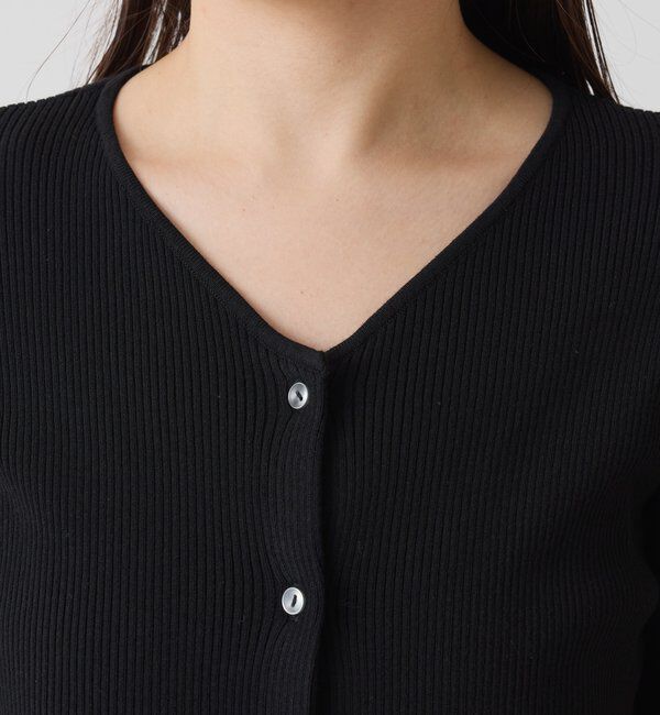  「リブペプラムカーディガン」|ニット・セーター|