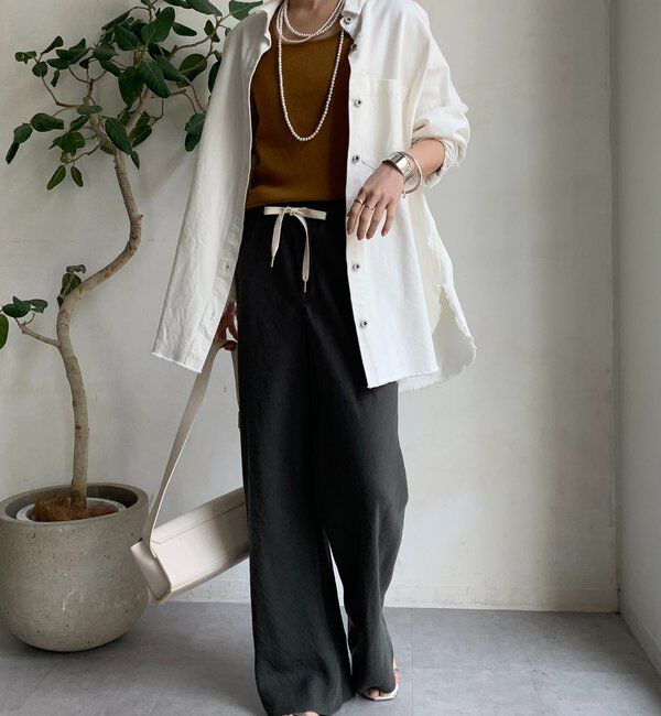  「【新色追加】ダメージデニムシャツ」|シャツ・ブラウス|