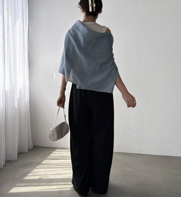  「【累計販売数3万枚突破/21色4サイズ展開！】タックワイドパンツ」|チノ|