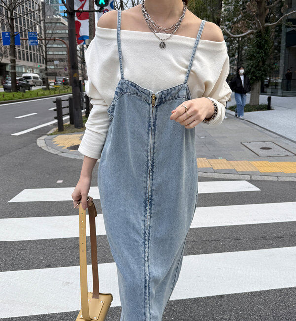  「リヨセルデニムジャンスカ」|ワンピース|