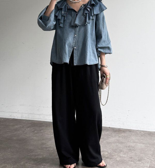  「ドロストスウェットパンツ」|チノ|