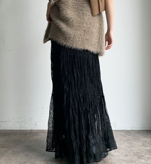  「レースワッシャースカート」|スカート|