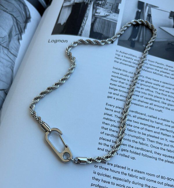  「フックパーツネックレス」|ネックレス|