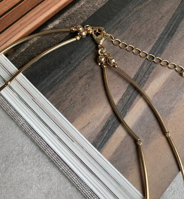  「パイプレイヤードネックレス」|ネックレス|