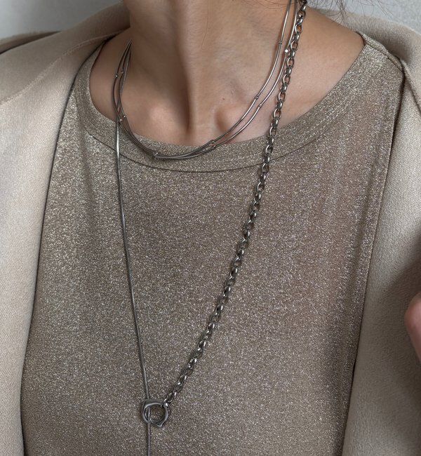  「パイプレイヤードネックレス」|ネックレス|