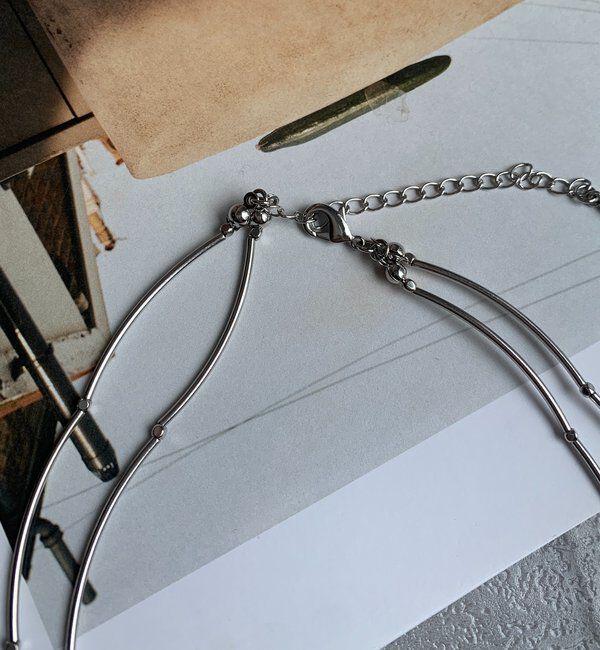  「パイプレイヤードネックレス」|ネックレス|
