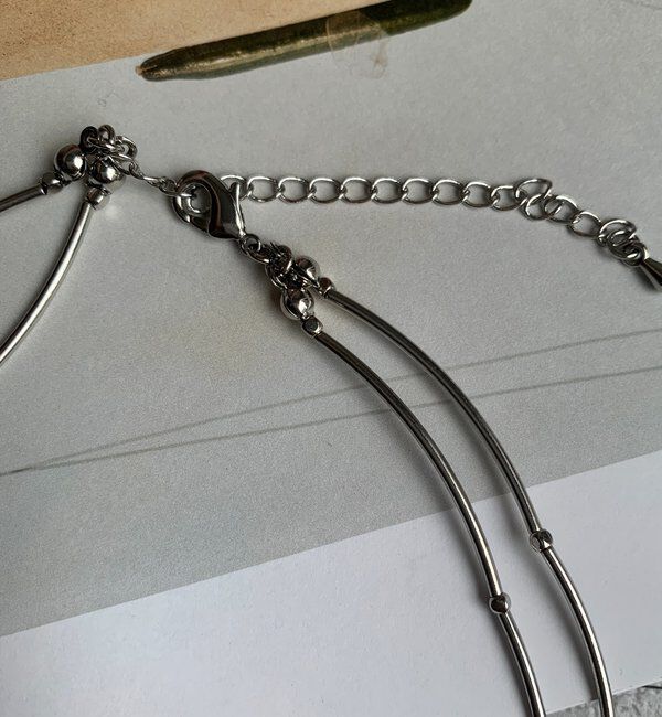  「パイプレイヤードネックレス」|ネックレス|