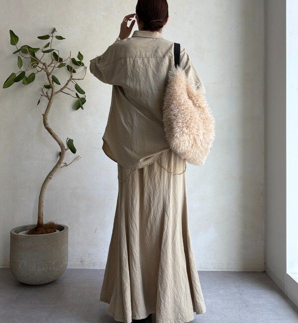  「【セットアップ対応】ピグメントライクフレアスカート」|スカート|