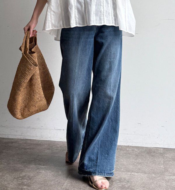  「ルーズフレアデニム」|デニム|