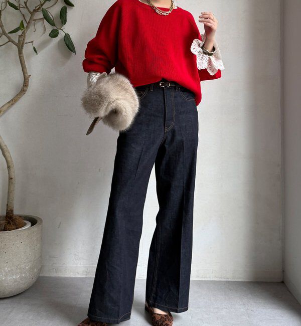  「ルーズフレアデニム」|デニム|