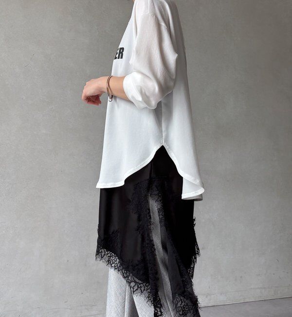  「アシメレースキャミ」|シャツ・ブラウス|