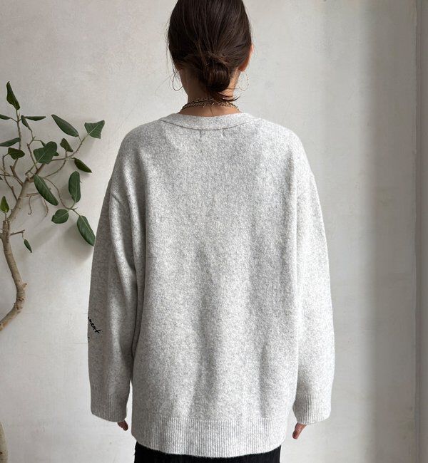  「【WEB限定】 刺繍ニットカーディガン」|カーディガン|