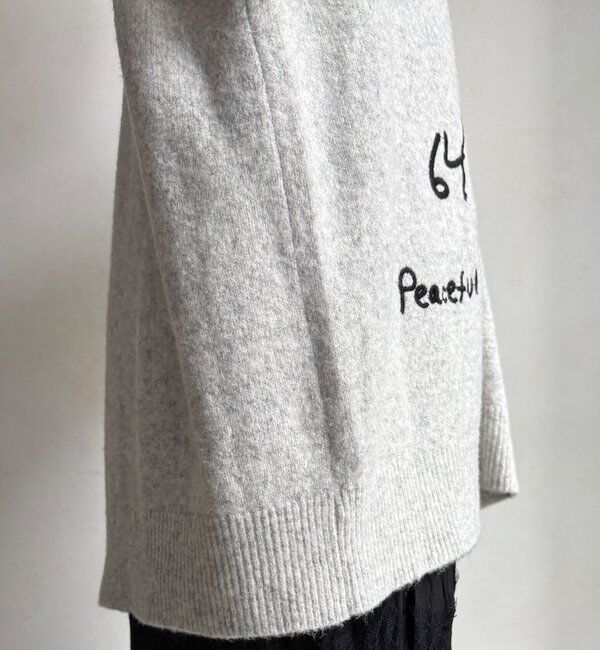  「【WEB限定】 刺繍ニットカーディガン」|カーディガン|