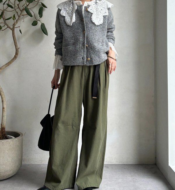  「ループヤーンニットジャケット」|カーディガン|