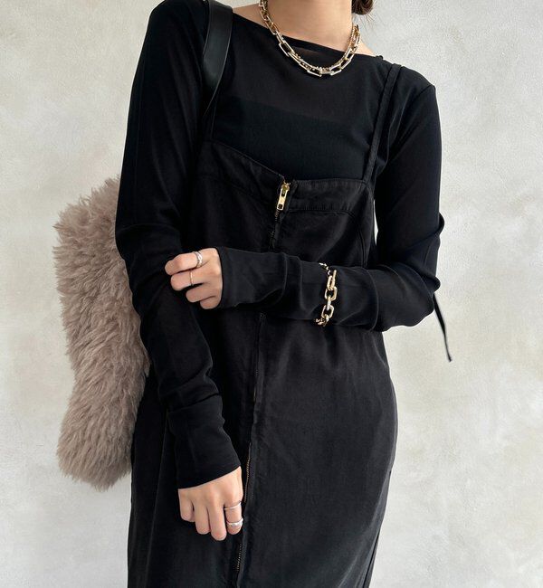  「シアーラウンドTEE」|Tシャツ・カットソー|ブラック