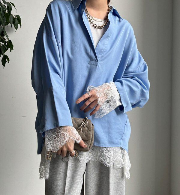  「ヘムレースロンTEE」|Tシャツ・カットソー|