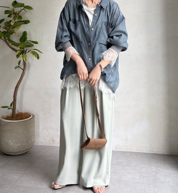  「ヘムレースロンTEE」|Tシャツ・カットソー|