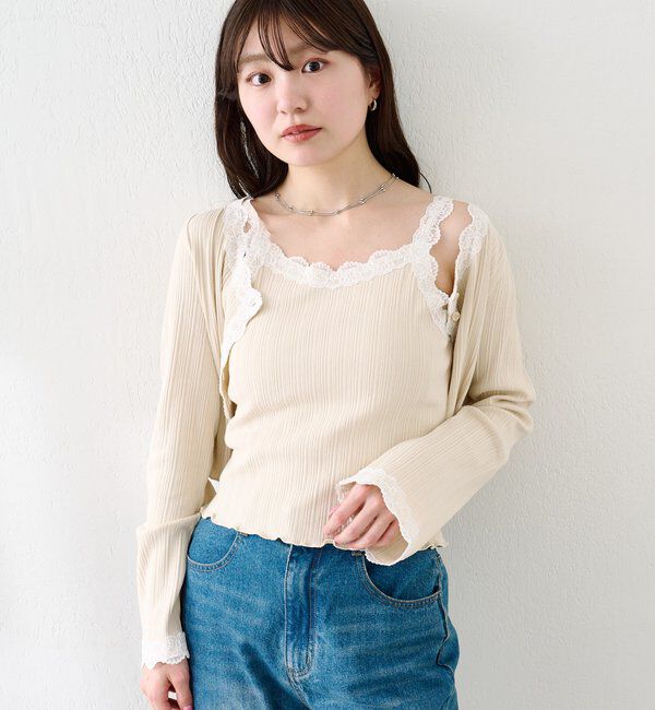  「レースアンサンブルSET」|Tシャツ・カットソー|