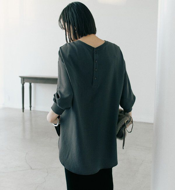  「【さらっと着やすい！/冷房・日焼け対策◎】ジョーゼットポケットブラウス」|シャツ・ブラウス|