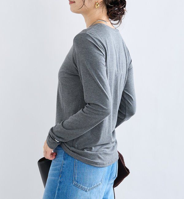  「【リバイバル/一枚でも重ねても】フライスクルーTee」|Tシャツ・カットソー|