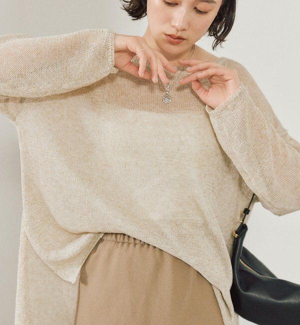  「メランジルーズニット」|ニット・セーター|