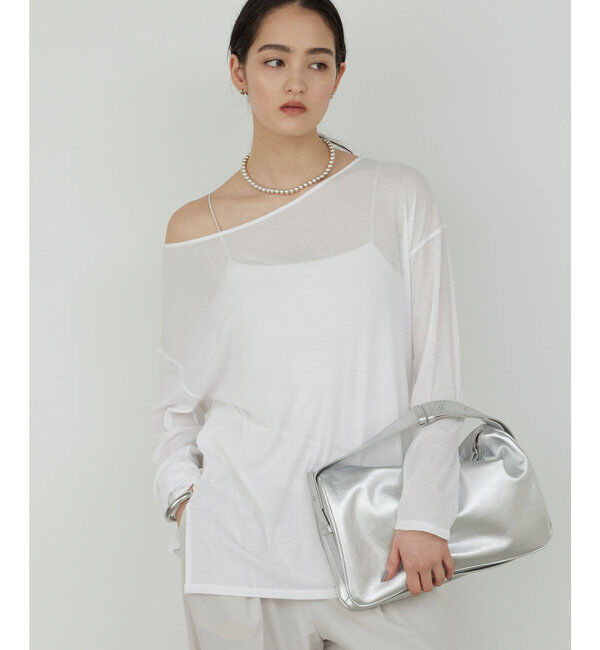  「【La nature linge】オーバーシアーロンT」|Tシャツ・カットソー|