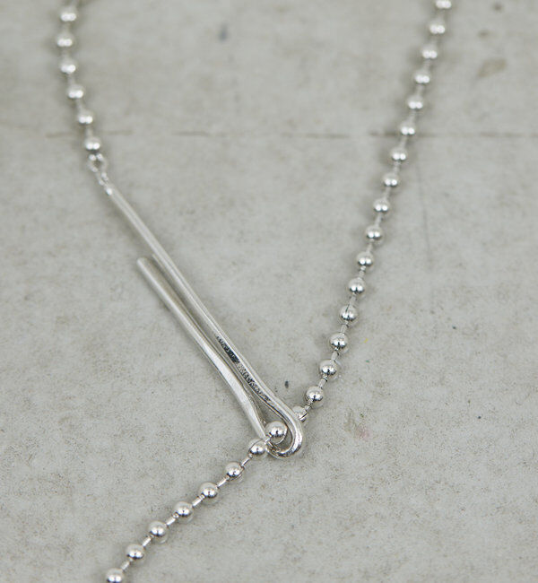  「ボールチェーンフックネックレス」|リング|