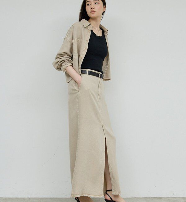  「【セットアップ対応】リヨセルショートシャツ」|シャツ・ブラウス|