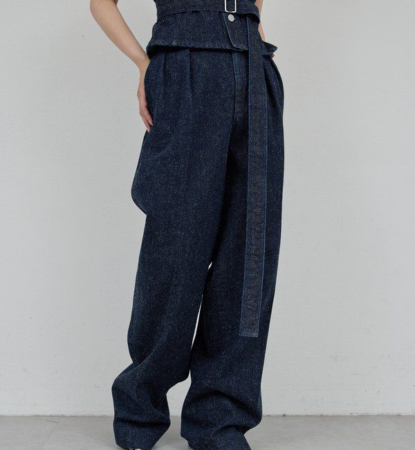  「【PEAS】ネップデニム」|デニム|ブルー