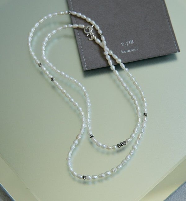  「【Lemme.&times;2.718】フラグメントパールネックレス」|リング|