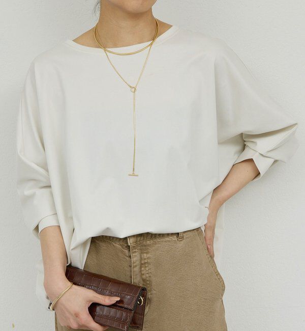  「【セットアップ対応】キュプラジャージードルマンプルオーバー」|Tシャツ・カットソー|