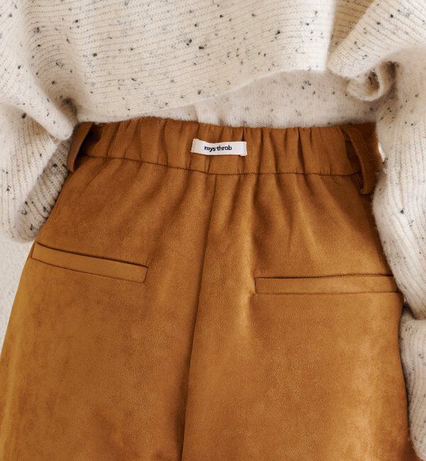  「フェイクスウェードショートパンツ」|チノ|