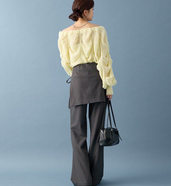  「ウェーブシアーホイップニット」|ニット・セーター|