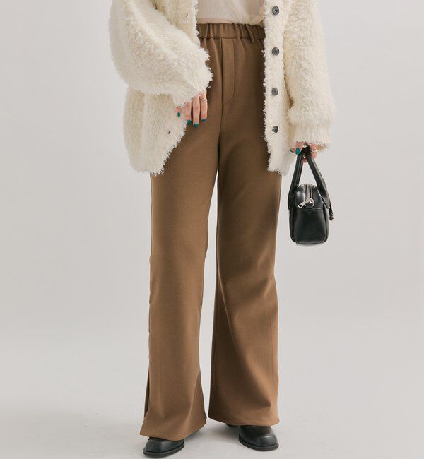  「細身フレアパンツ」|チノ|