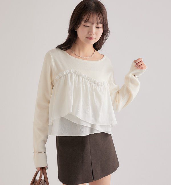  「ビスチェドッキングニット」|ニット・セーター|