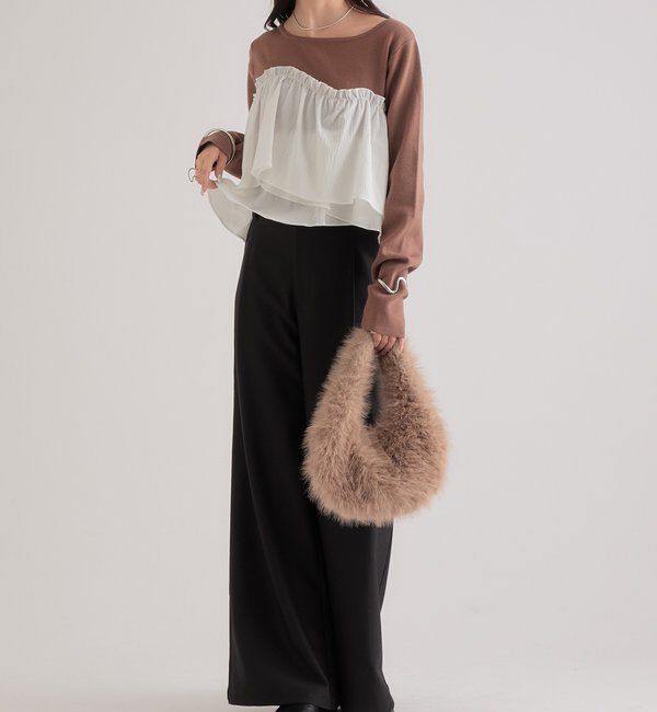  「ビスチェドッキングニット」|ニット・セーター|