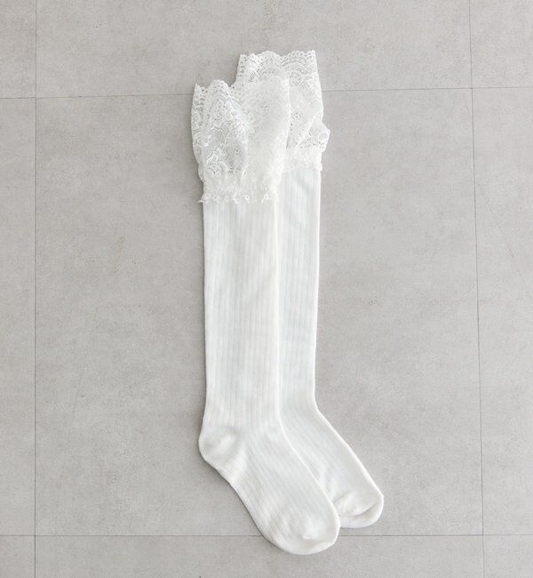  「レースレイヤードソックス」|ソックス|