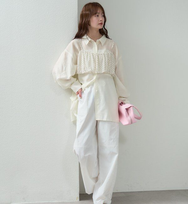  「シアーシャツビスチェSET」|シャツ・ブラウス|