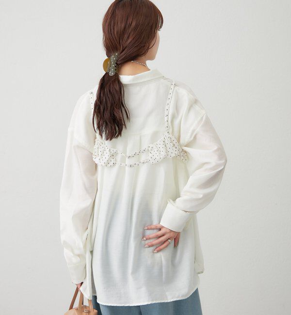  「シアーシャツビスチェSET」|シャツ・ブラウス|