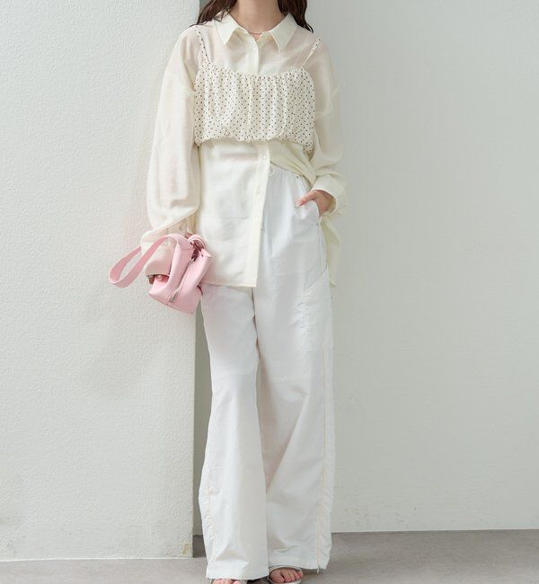  「シアーシャツビスチェSET」|シャツ・ブラウス|