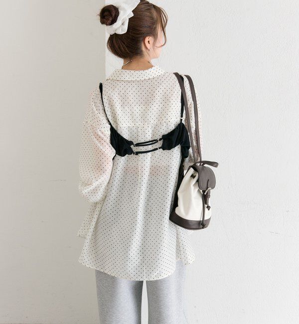  「シアーシャツビスチェSET」|シャツ・ブラウス|