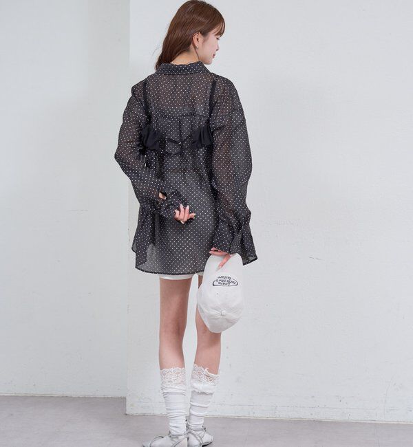  「シアーシャツビスチェSET」|シャツ・ブラウス|