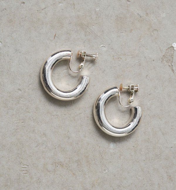  「【GALENA/ガレナ】ミニフープイヤリング」|その他|シルバー